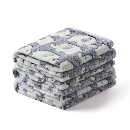 Luciphia 3 Pack Cute Cat Blankets Cozy Small Throw for Pet Puppy,23"x16"
