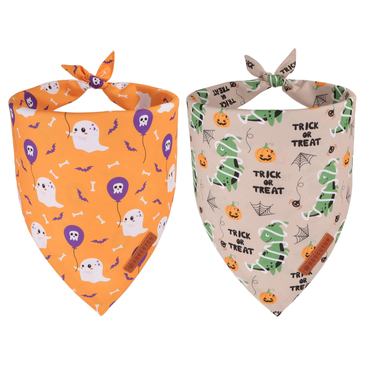 ADOGGYGO Rainbow Dog Bandana, 2 Pack Pride Bandana for Dogs, X-Large