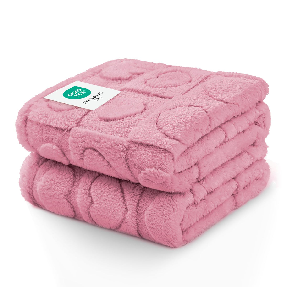 Luciphia 2 Pack Small Dog Blanket, Cozy Fleece Throw for Puppy Cat,30"x20"