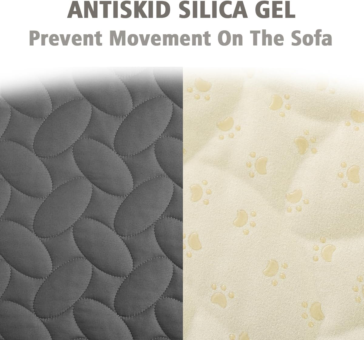 Ameritex Pet Bed Cover Dog Bed Blanket for Sofa and Furniture Waterproof New Pattern Design (52x82 Inch, Dark Grey)