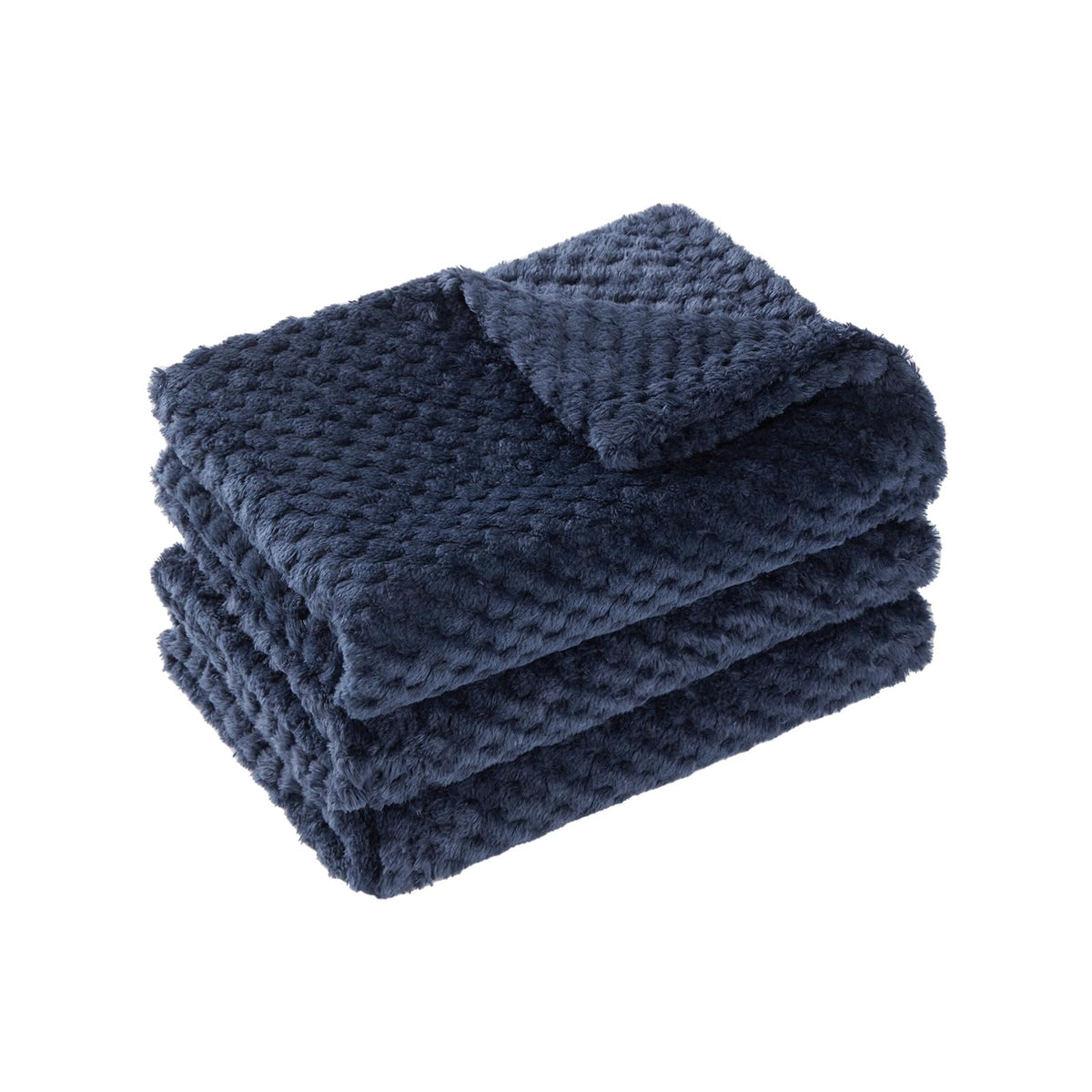 CAI TENG Small Dog Blanket 3 Pack Cat Blankets Pets 21x30 in Navy