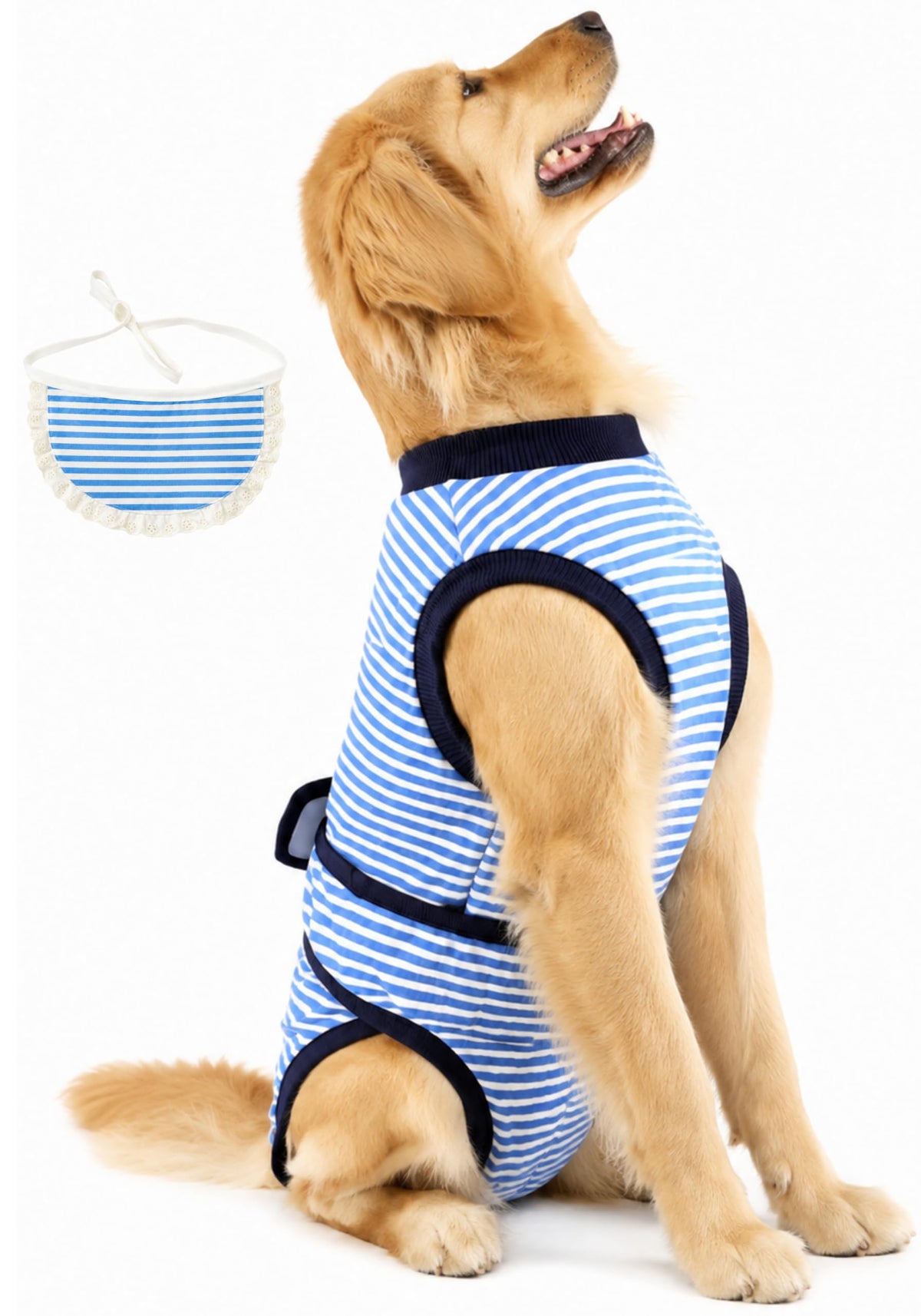 Surgery Recovery Suit for Female Male Dog, Soft Onesie After Spay Neuter,XS