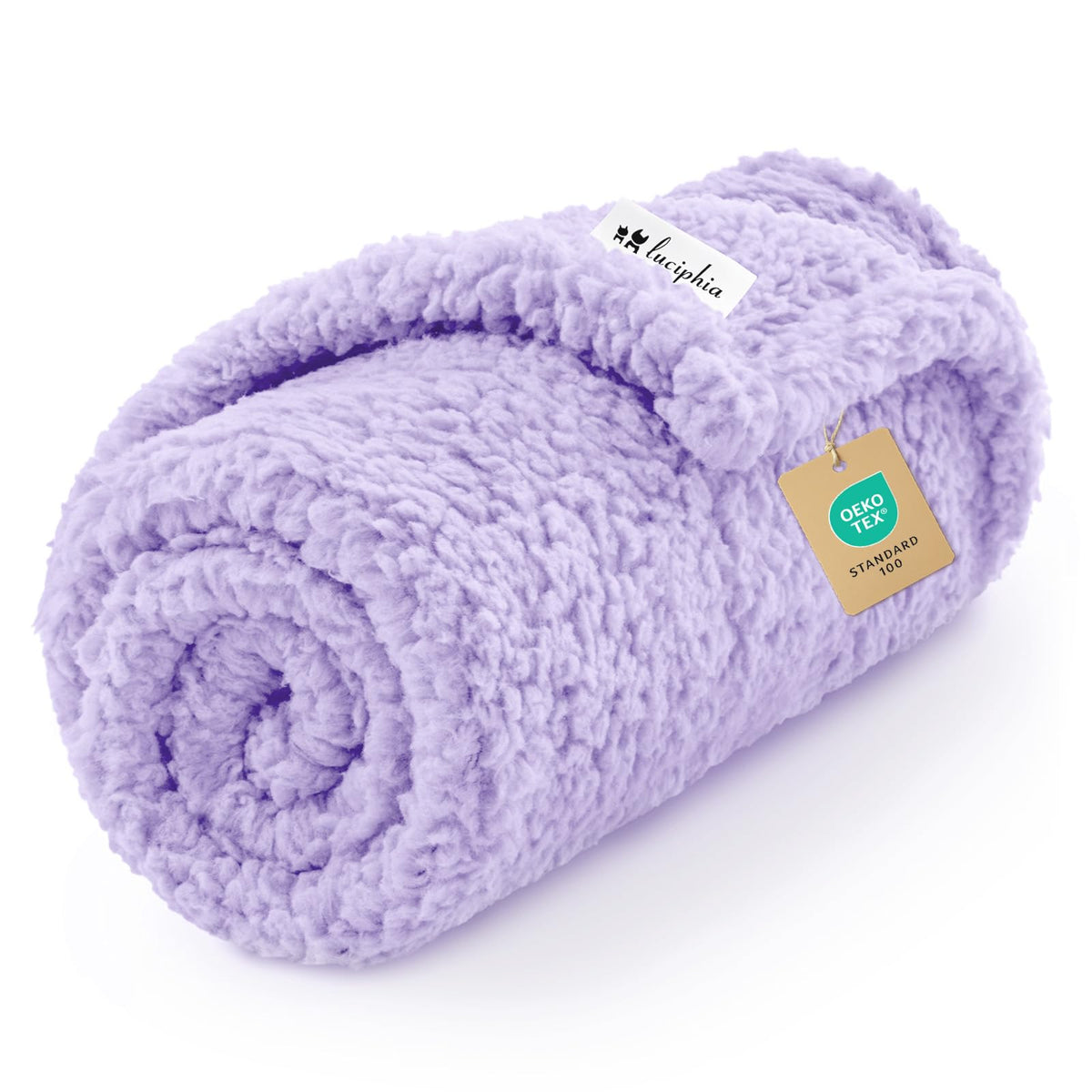 Luciphia Ultra Soft Sherpa Fleece Dog Puppy Cat Blanket for Small Pets