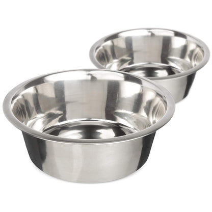 Neater Pet Brands 9 Cup (72 oz.) Stainless Steel Dog Bowls, 1 Single Neater Feeder Replacement Bowl (Large Deluxe Model), Dog Food Bowl or Water Bowls, Dishwasher Safe Metal Dish for Large Dogs