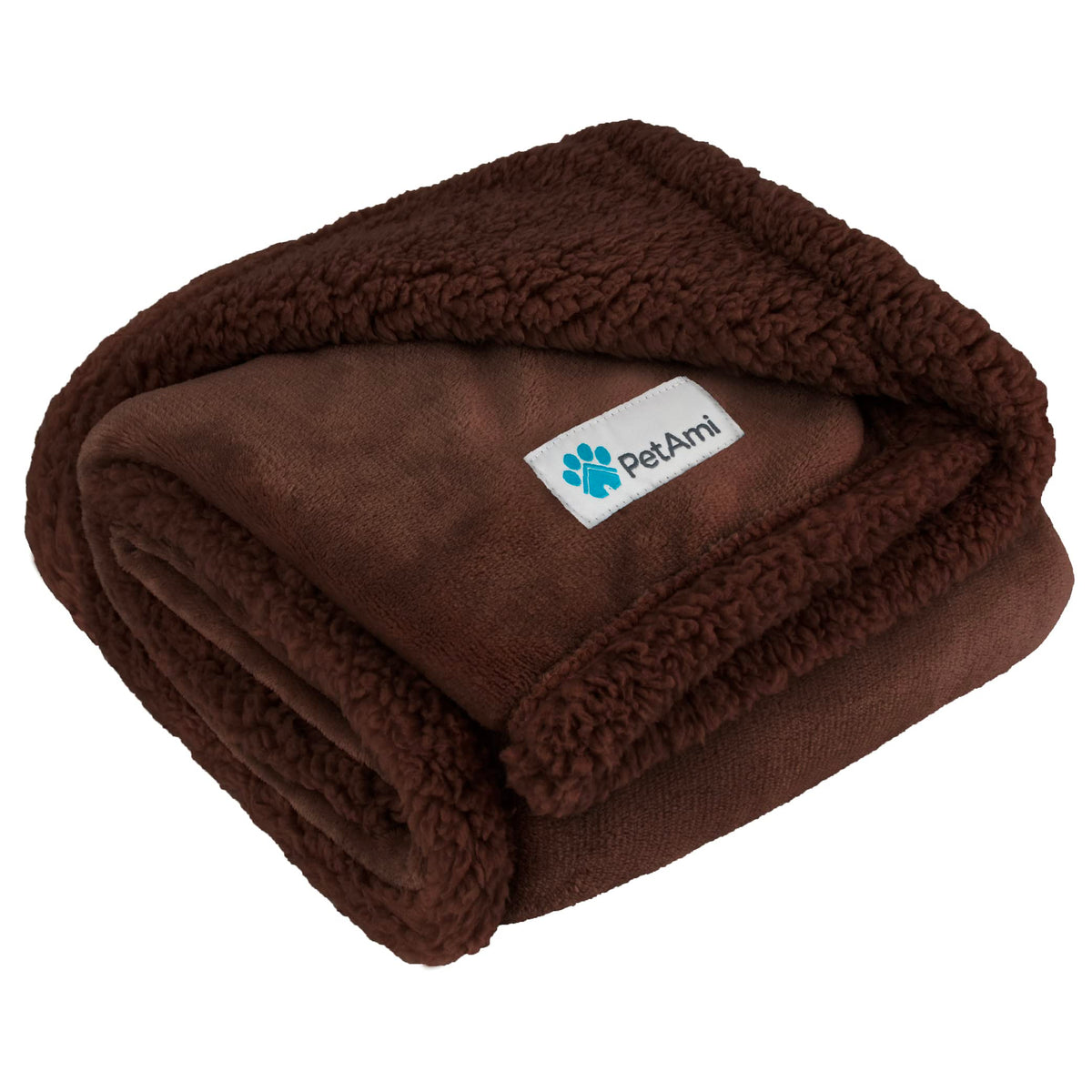 PetAmi Dog Blanket for Medium Small Pet Cat Puppy, 60x40, Plaid Dark Gray