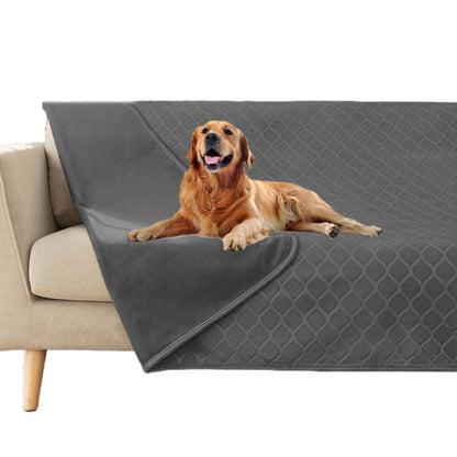 Waterproof Dog Blanket, Soft Reversible Throw for Couch & Bed Protection