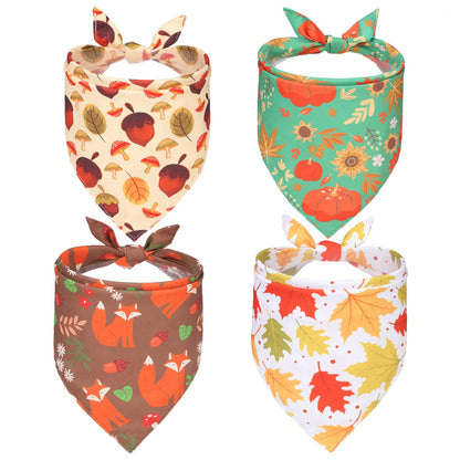EXPAWLORER Holiday Dog Bandanas Outfit Costumes for Whole Year, 12 Pack