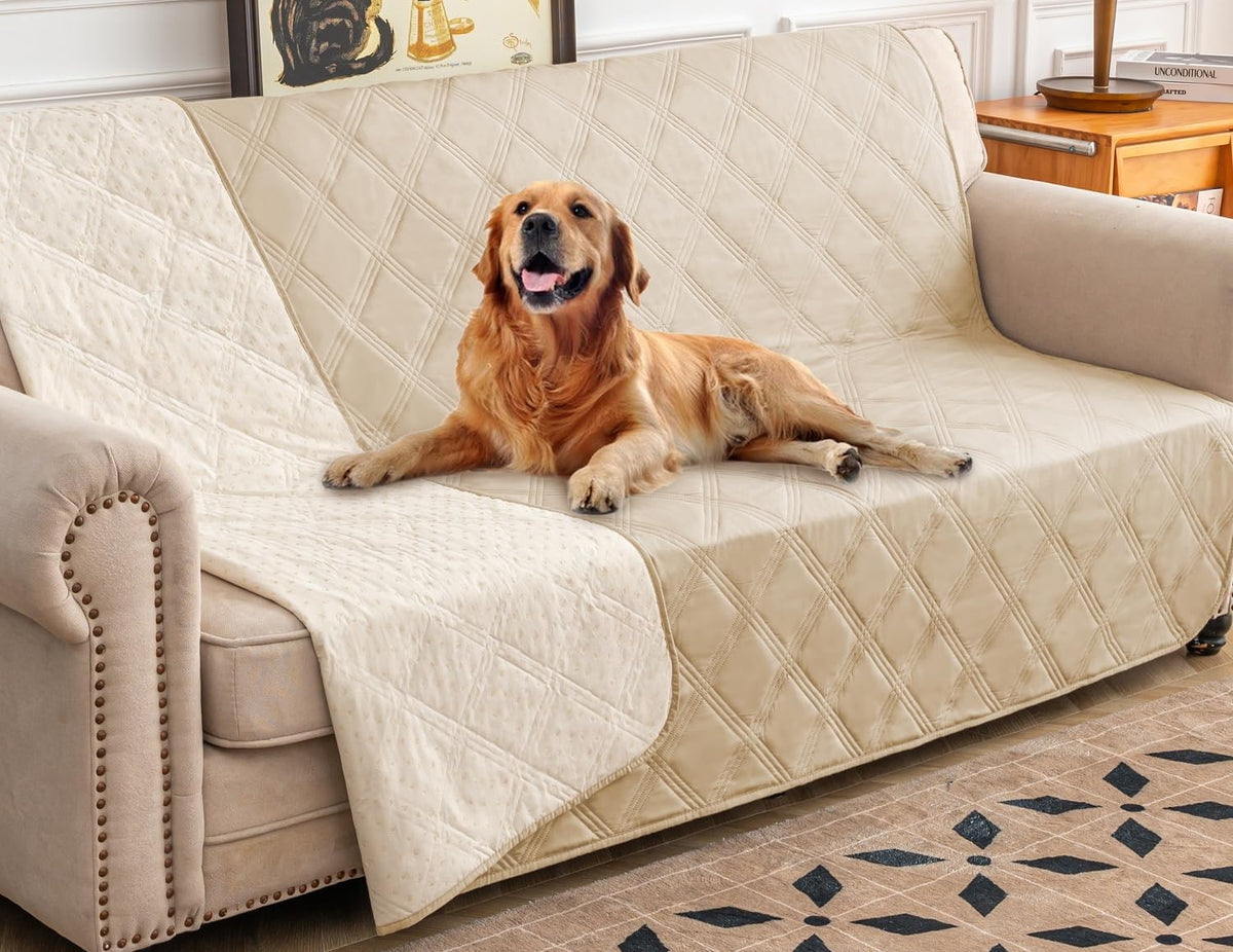 Ameritex Waterproof Dog Bed Cover Pet Blanket with Anti-Slip Back