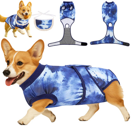 Surgery Recovery Suit for Female Male Dog, Soft Onesie After Spay Neuter,XS