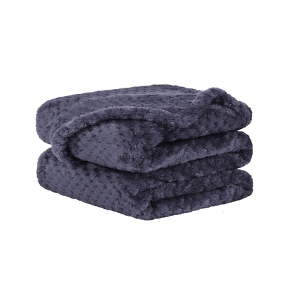 uxcell Fluffy Knitted Pet Blanket for Kitten Doggy 27x40 Burgundy