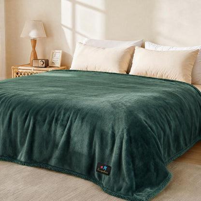 Luciphia Waterproof Blanket for Large Dog, Reversible Sherpa Bed Cover