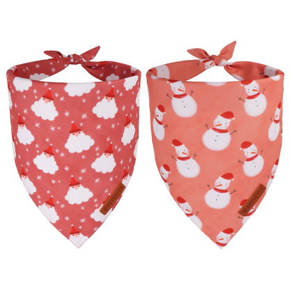 ADOGGYGO Rainbow Dog Bandana, 2 Pack Pride Bandana for Dogs, X-Large