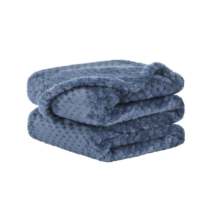 uxcell Fluffy Knitted Pet Blanket for Kitten Doggy 27x40 Burgundy