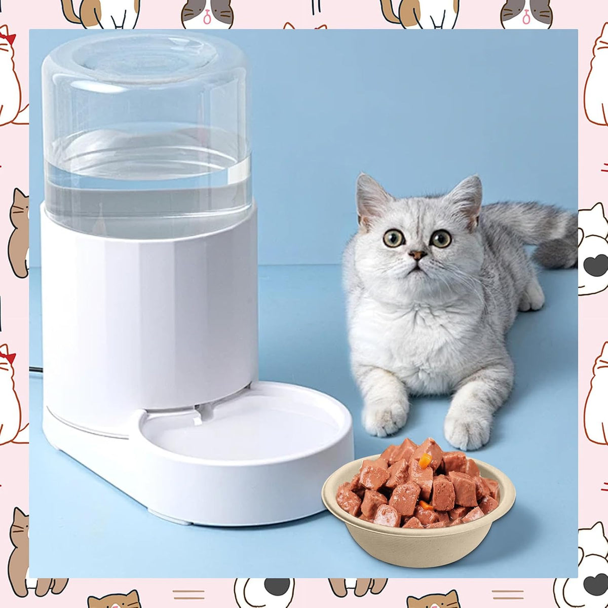 Disposable Pet Food Bowls, 200pcs Pet Disposable Feeding Bowls