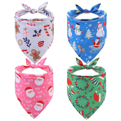 EXPAWLORER Holiday Dog Bandanas Outfit Costumes for Whole Year, 12 Pack