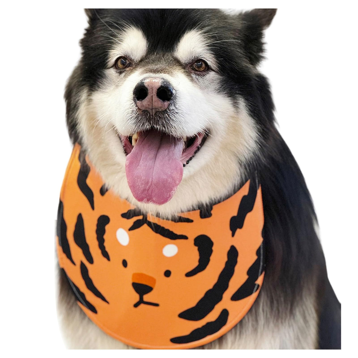 Dog Bandana Exquisite Printing Waterproof Cute Comfortable Upright Dog Drool Bib Adjustable Bib Handkerchief Accessories for Medium, Large and Extra-Large Dogs (XXL,Color 8)
