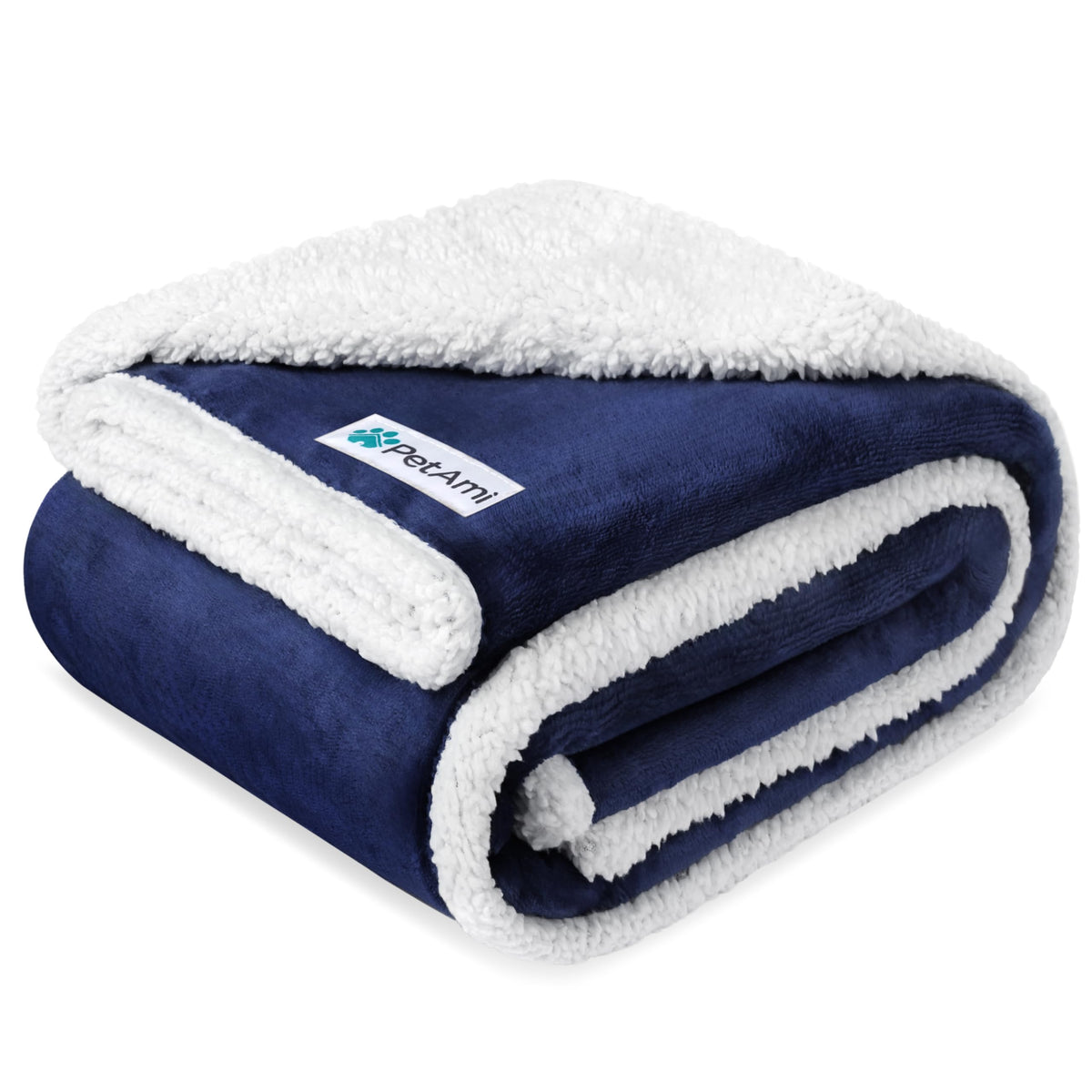 PetAmi Waterproof Dog Blanket for Large Dog Cat Pet, 60x80, Grey Sherpa
