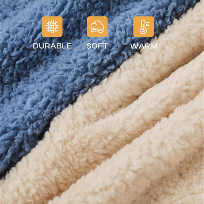 Luciphia Ultra Soft Sherpa Fleece Dog Puppy Cat Blanket for Small Pets