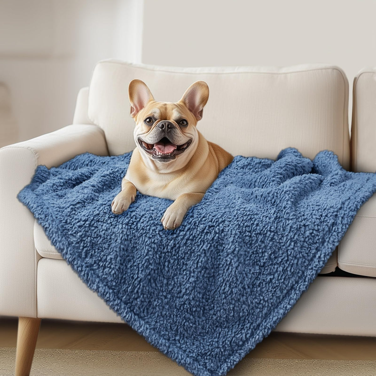 Luciphia Ultra Soft Sherpa Fleece Dog Puppy Cat Blanket for Small Pets