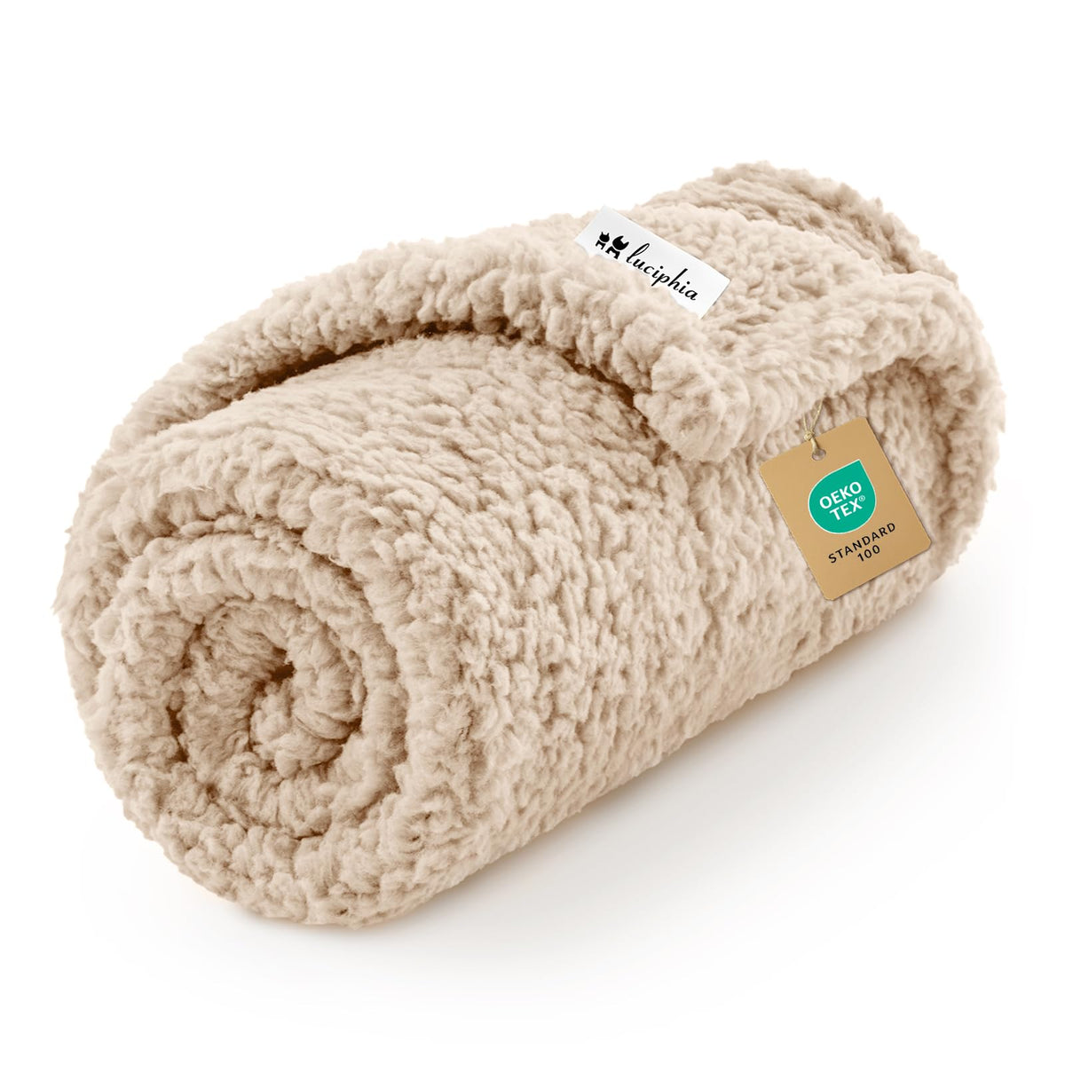 Luciphia Ultra Soft Sherpa Fleece Dog Puppy Cat Blanket for Small Pets