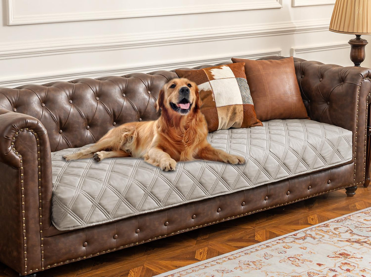 Ameritex Waterproof Dog Bed Cover Pet Blanket with Anti-Slip Back