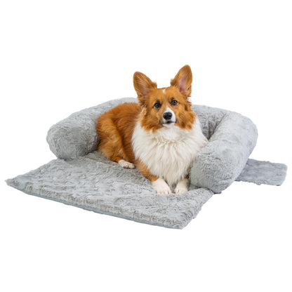 Best Friends by Sheri Dog Blanket, Shag Faux Fur, Taupe, 30" x 40"