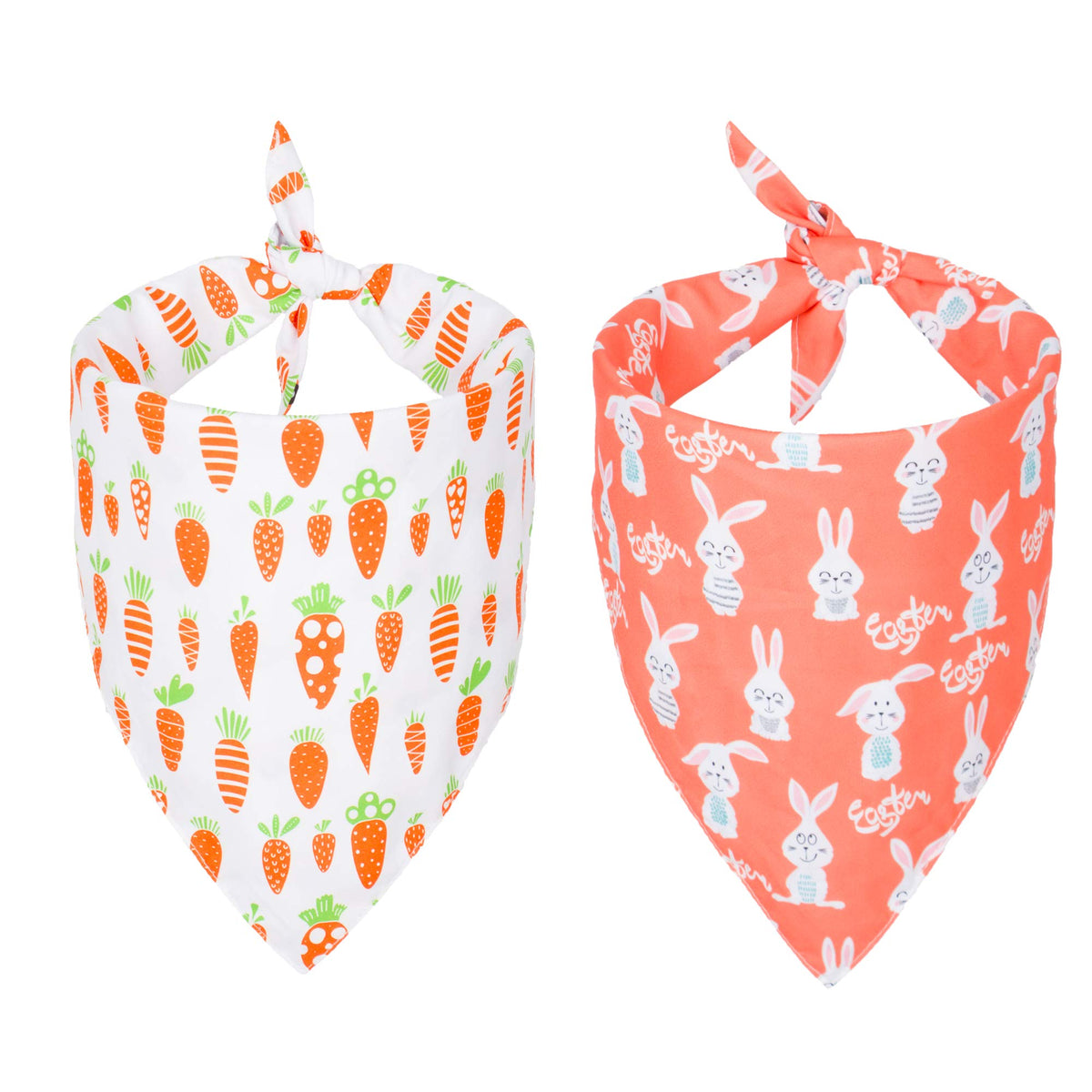 ADOGGYGO Rainbow Dog Bandana, 2 Pack Pride Bandana for Dogs, X-Large