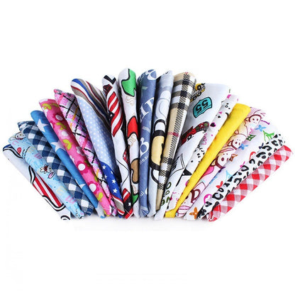 PET SHOW 50 Pack Boy Cotton Dog Bandanas Bulk for Small Dogs