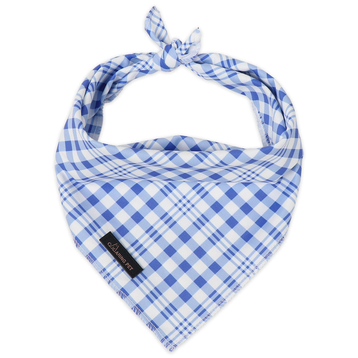 ARING PET Summer Dog Bandana-Cute Blue Dog Bandanas, Comfortable Pet Scarf Dogs Triangle Bibs for Small to Large Boy Girl Dogs and Cats