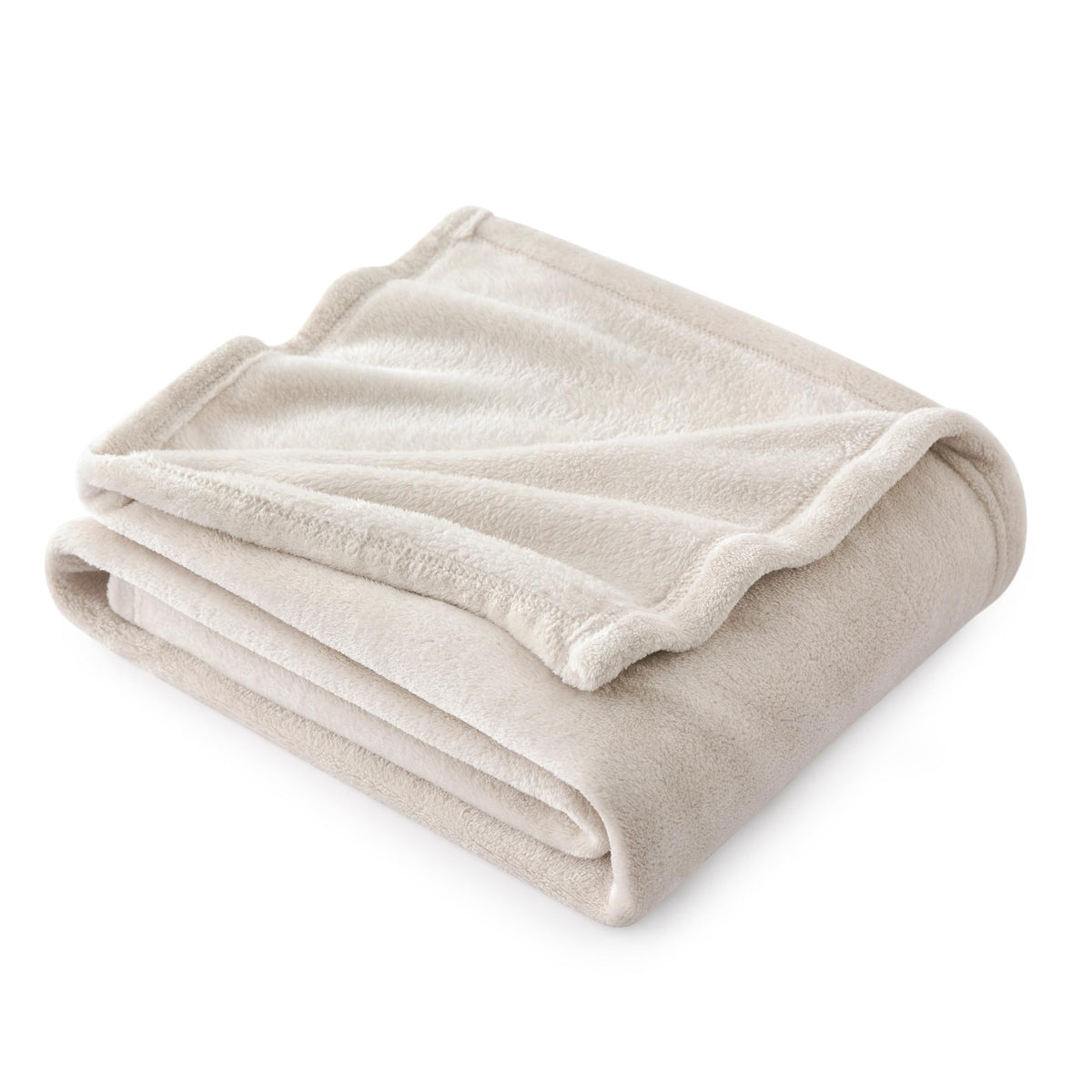 Bedsure GentleSoft Fleece Blanket Twin Size Grey - 300GSM Lightweight Plush Fuzzy Cozy Soft Warm Blanket for Bed, Sofa, Couch, Travel, Camping, 60x80 inches