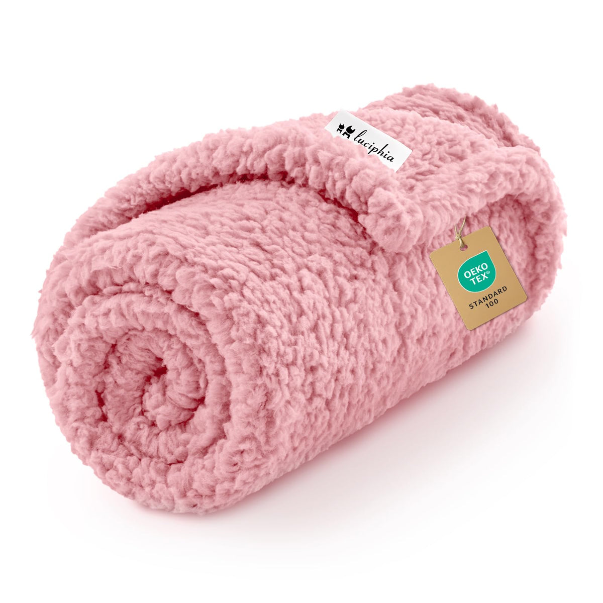 Luciphia Ultra Soft Sherpa Fleece Dog Puppy Cat Blanket for Small Pets