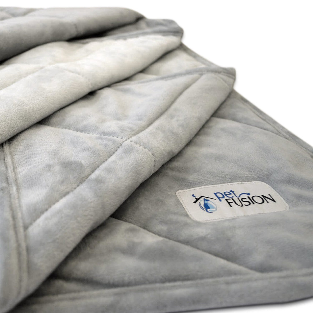PetFusion Premium Dog & Cat Blanket | Ultra Soft Pet Blanket Available in Plush or Quilted; 2 Colors (Grey; Brown) | Perfect for Small Dogs & Large Dogs