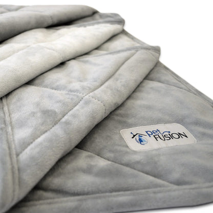 PetFusion Premium Dog & Cat Blanket | Ultra Soft Pet Blanket Available in Plush or Quilted; 2 Colors (Grey; Brown) | Perfect for Small Dogs & Large Dogs