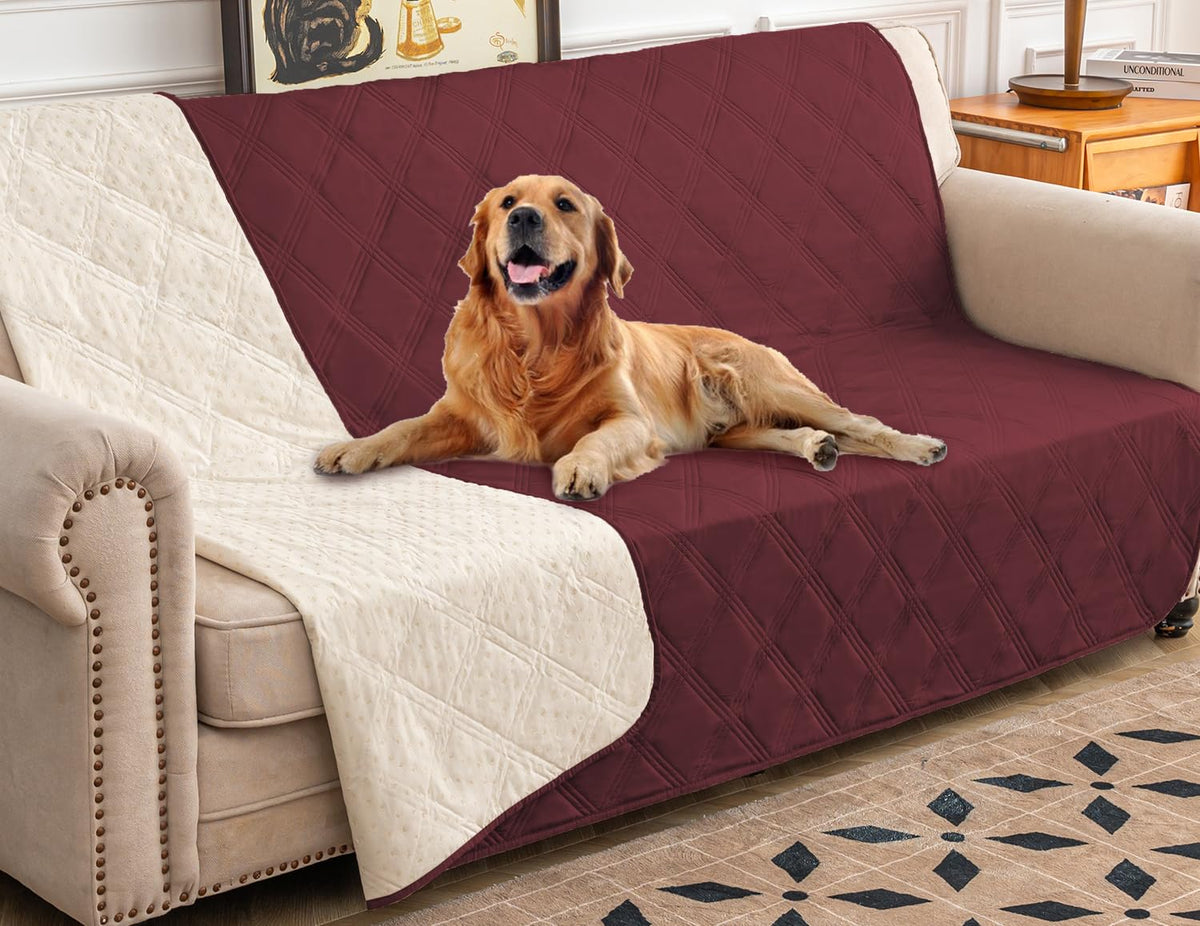 Ameritex Waterproof Dog Bed Cover Pet Blanket with Anti-Slip Back