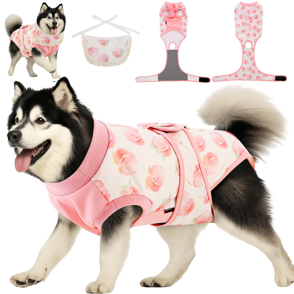 Surgery Recovery Suit for Female Male Dog, Soft Onesie After Spay Neuter,XS