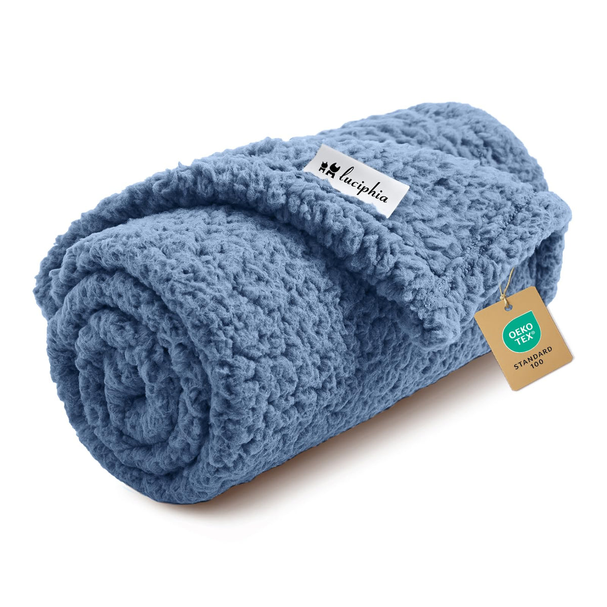 Luciphia Ultra Soft Sherpa Fleece Dog Puppy Cat Blanket for Small Pets