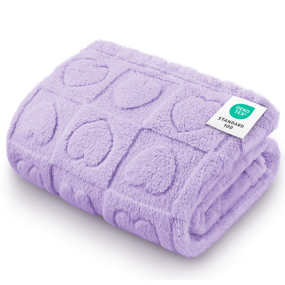 Luciphia 2 Pack Small Dog Blanket, Cozy Fleece Throw for Puppy Cat,30"x20"