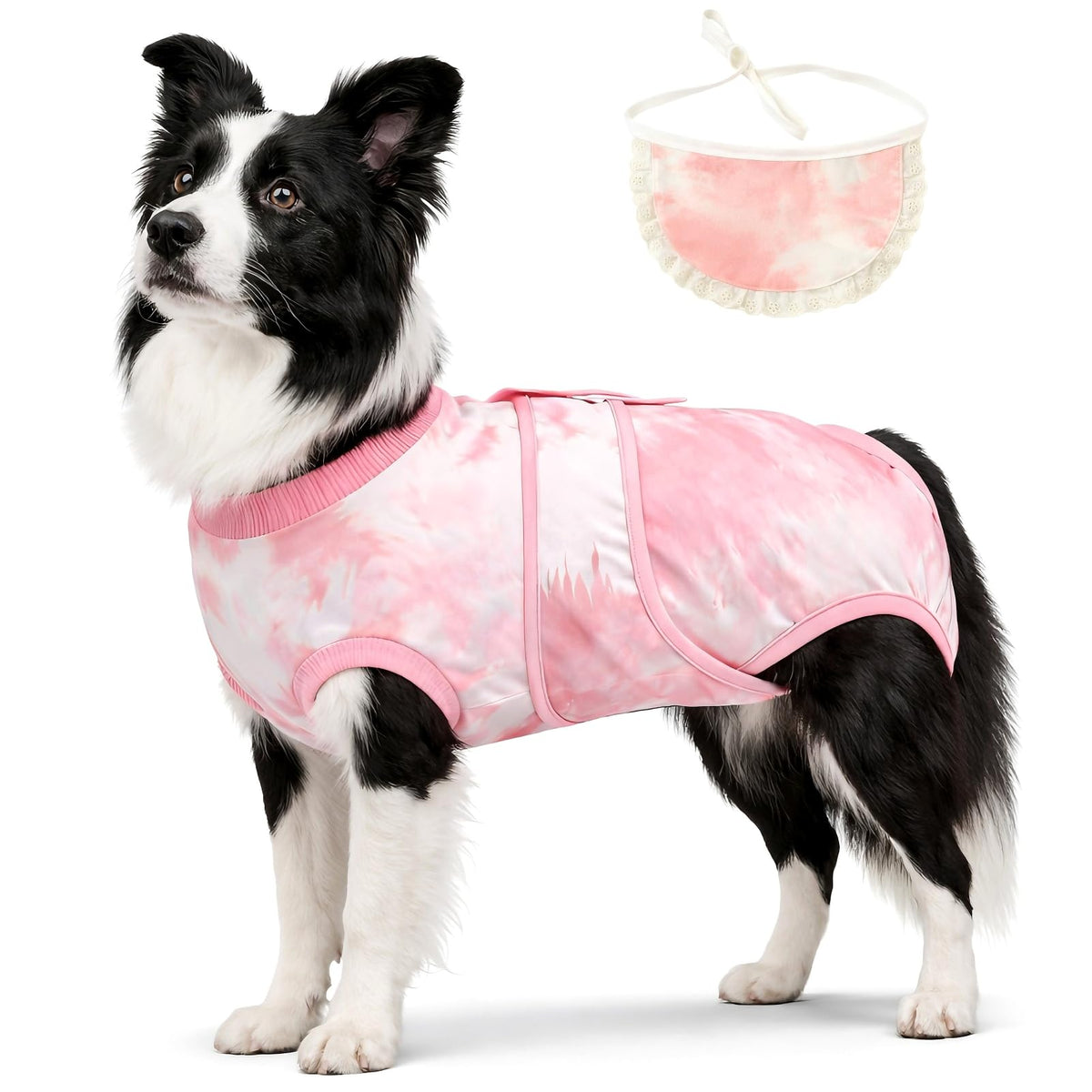 Surgery Recovery Suit for Female Male Dog, Soft Onesie After Spay Neuter,XS