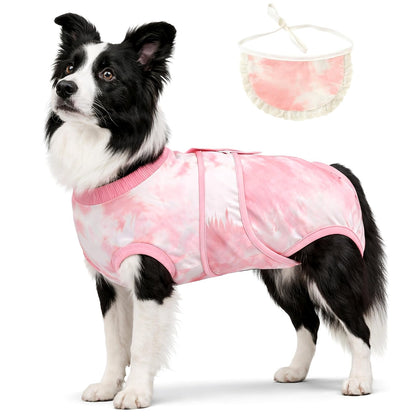 Surgery Recovery Suit for Female Male Dog, Soft Onesie After Spay Neuter,XS