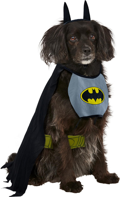 DC Comics Superheroes: Batman Pet Costume for Dogs or Cats by Rubies, Medium