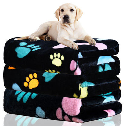 Rezutan Blanket for Large Dogs & Cats Soft Reversible Cute Paw 40"x31"