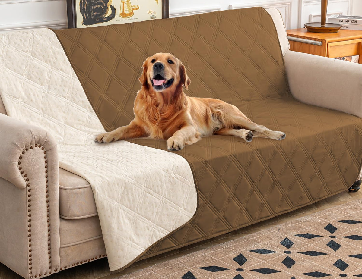 Ameritex Waterproof Dog Bed Cover Pet Blanket with Anti-Slip Back