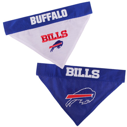 Pets First NFL DOG BANDANA - PHILADELPHIA EAGLES REVERSIBLE PET BANDANA. 2 Sided Sports Bandana with a PREMIUM Embroidery TEAM LOGO, Small/Medium. - 2 Sizes & 32 NFL Teams available, PHL-3217-S-M