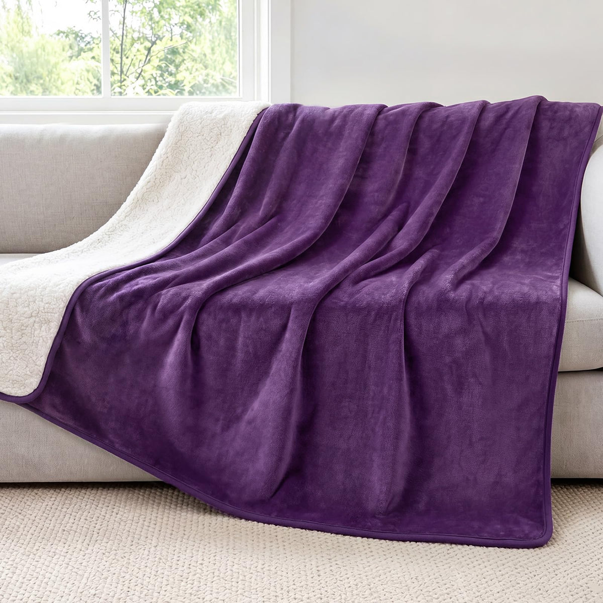 Luciphia Waterproof Bed Blanket Washable,Soft Sherpa Fleece Puppy Reversible Throw Blankets for Small Dog Cat, Furniture Cover Protector Couch Bed from Liquid Pee and Pet Fur, Black, 40" x 28"