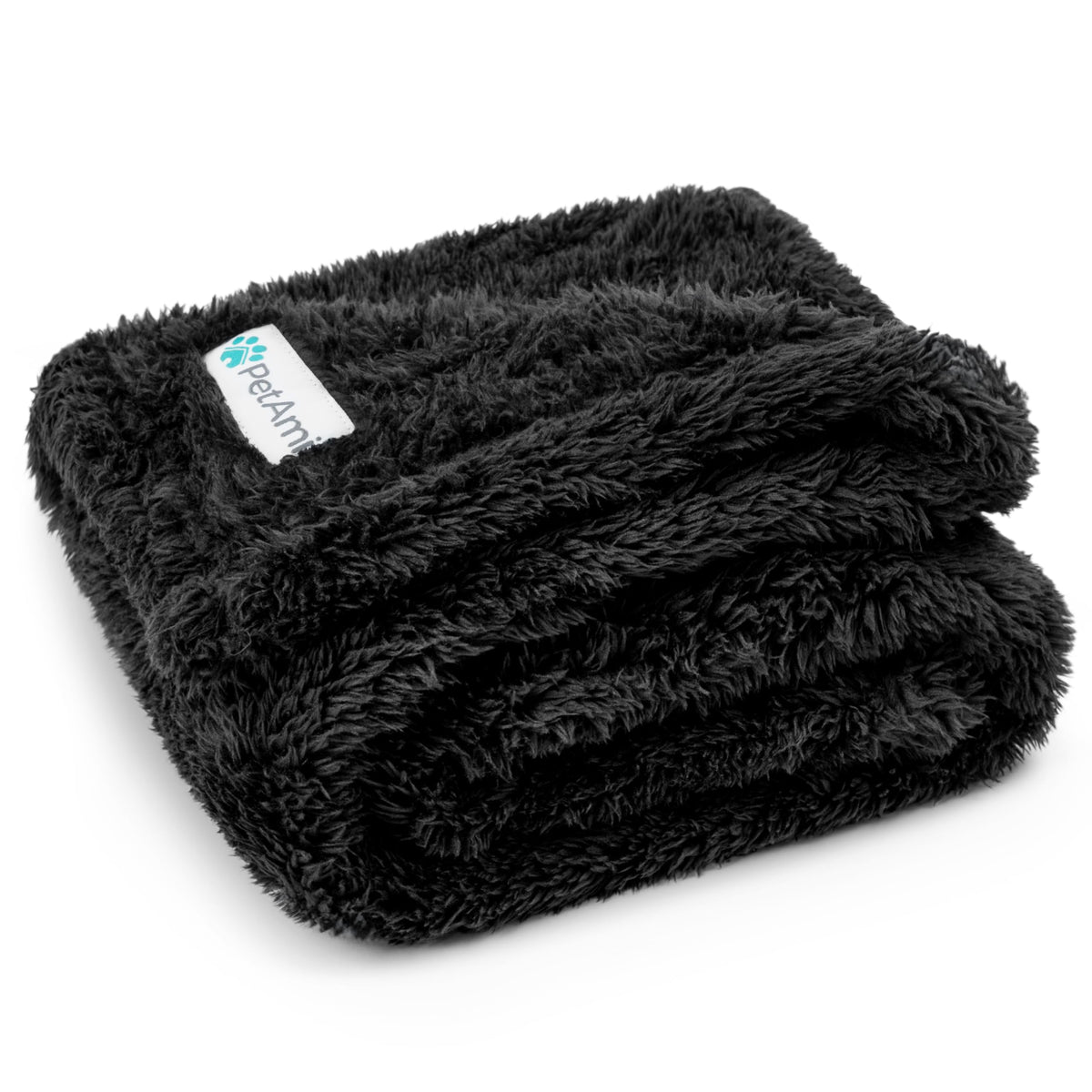 PetAmi Soft Plush Sherpa Dog Blanket for Pet Cat, Medium 29x40, Dusty Blue