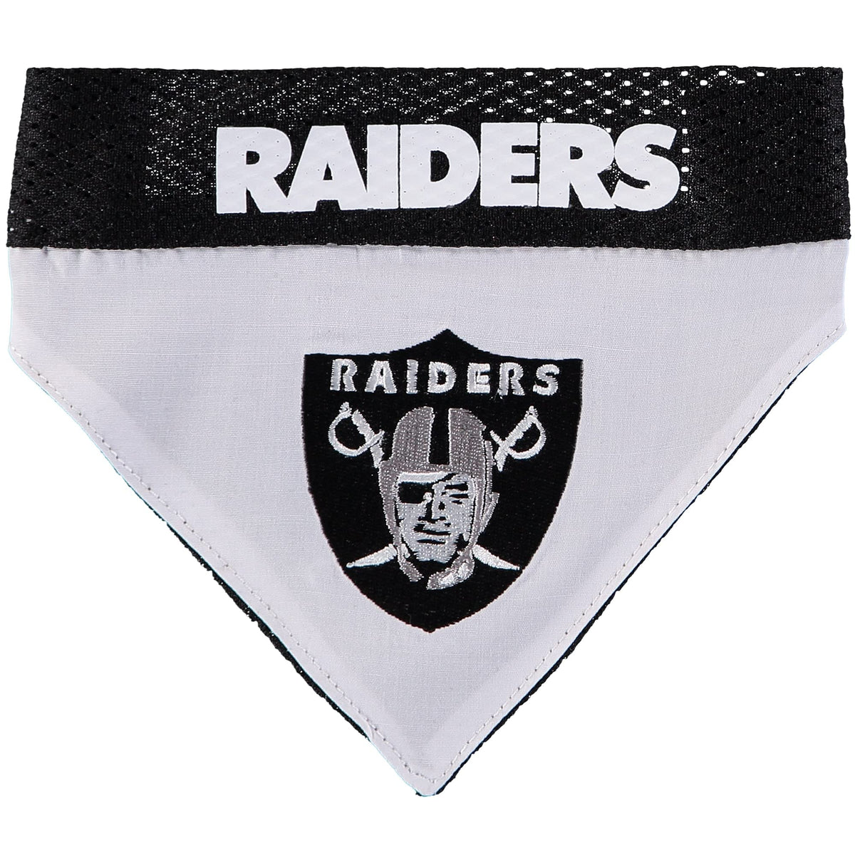 Pets First NFL DOG BANDANA - PHILADELPHIA EAGLES REVERSIBLE PET BANDANA. 2 Sided Sports Bandana with a PREMIUM Embroidery TEAM LOGO, Small/Medium. - 2 Sizes & 32 NFL Teams available, PHL-3217-S-M