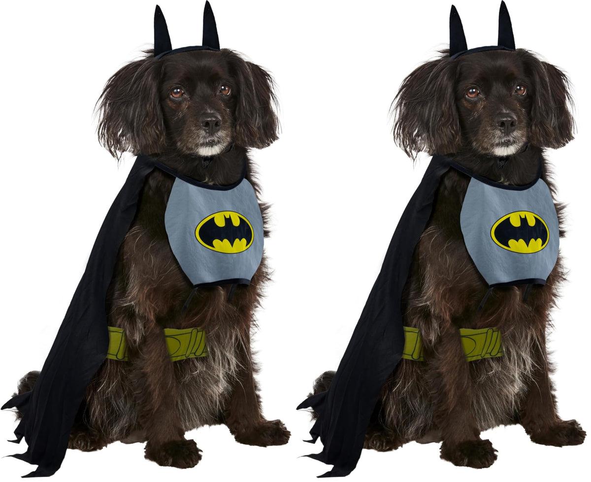 DC Comics Superheroes: Batman Pet Costume for Dogs or Cats by Rubies, Medium