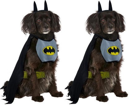 DC Comics Superheroes: Batman Pet Costume for Dogs or Cats by Rubies, Medium