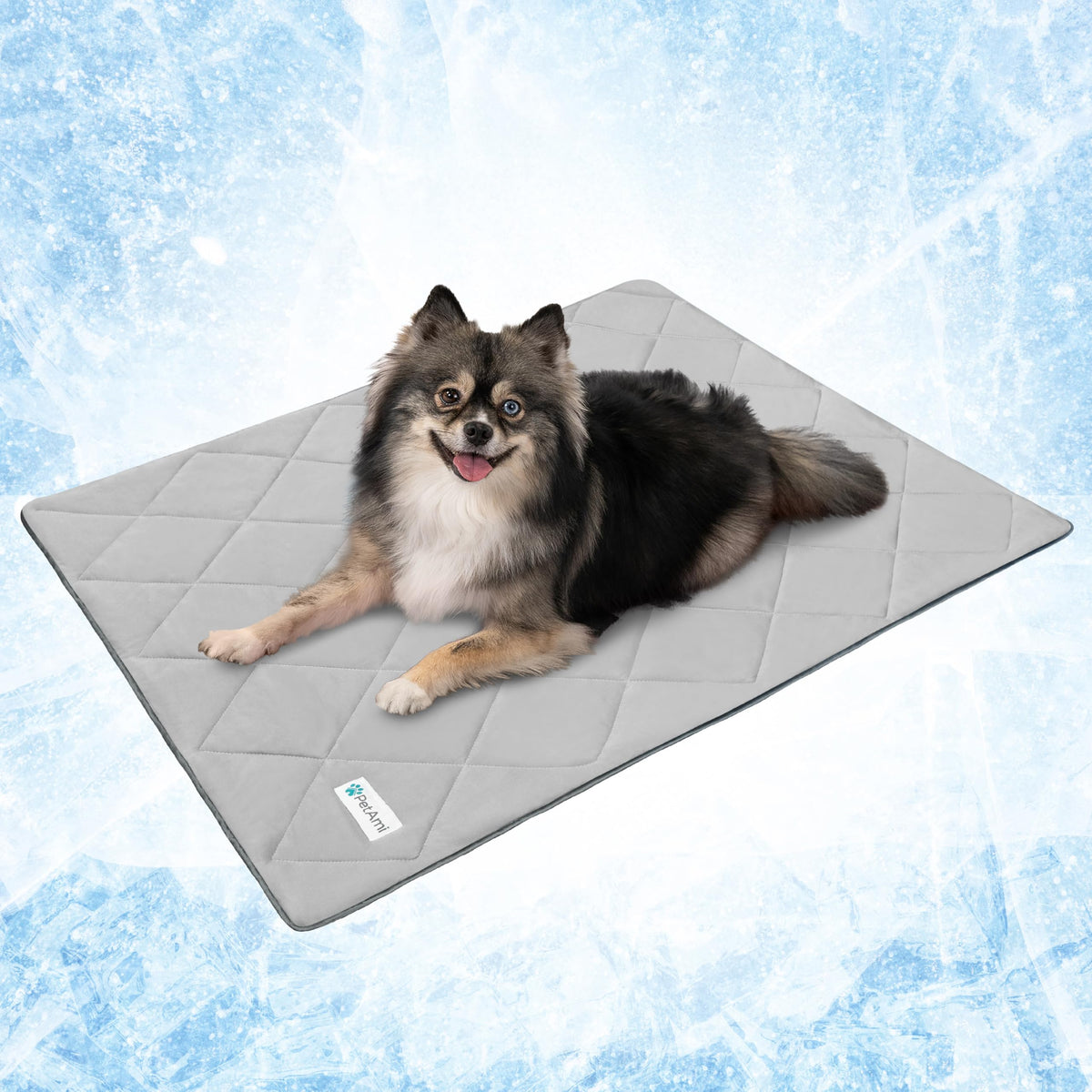 PetAmi Cooling Dog Blanket Lightweight Soft for Large Pet Cat, 40x60 Navy