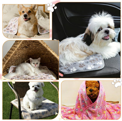 Retainbre 18Pcs Puppy Blankets for Small Dogs, Cats, Kitten, 23X16 Inch